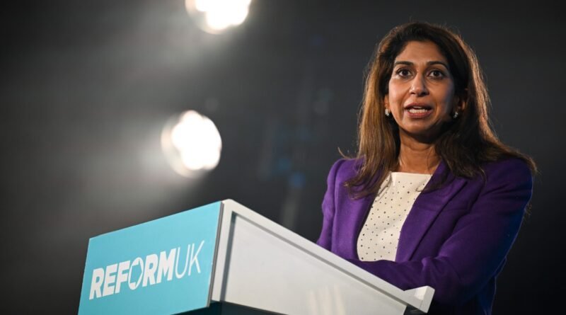 Suella Braverman said white working-class families had been ‘betrayed’ by the system